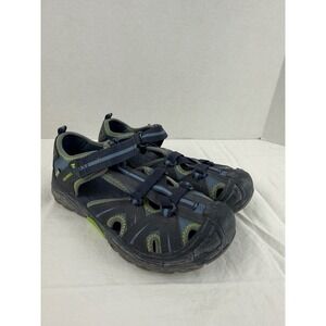 Merrell Hydro Navy Blue Lime Green Water Sandals MY53375 Mens 6 Womens 7.5